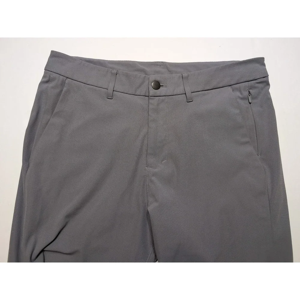 LULULEMON Men's Commission Slim Fit Pants M5439S Gray ~ 32 x 31